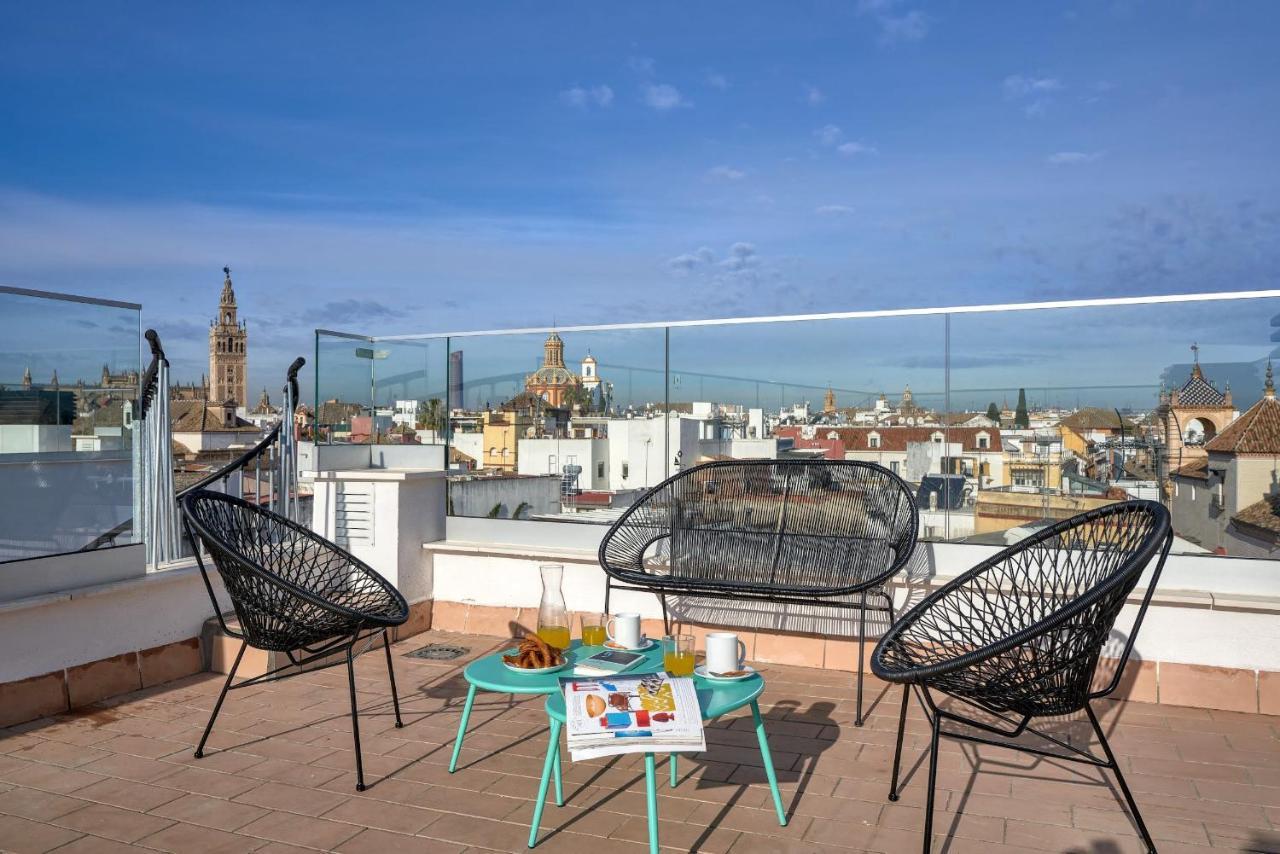 Palacio Del Siglo XVII Frente A Los Jardines De Murillo Sevilla Dış mekan fotoğraf